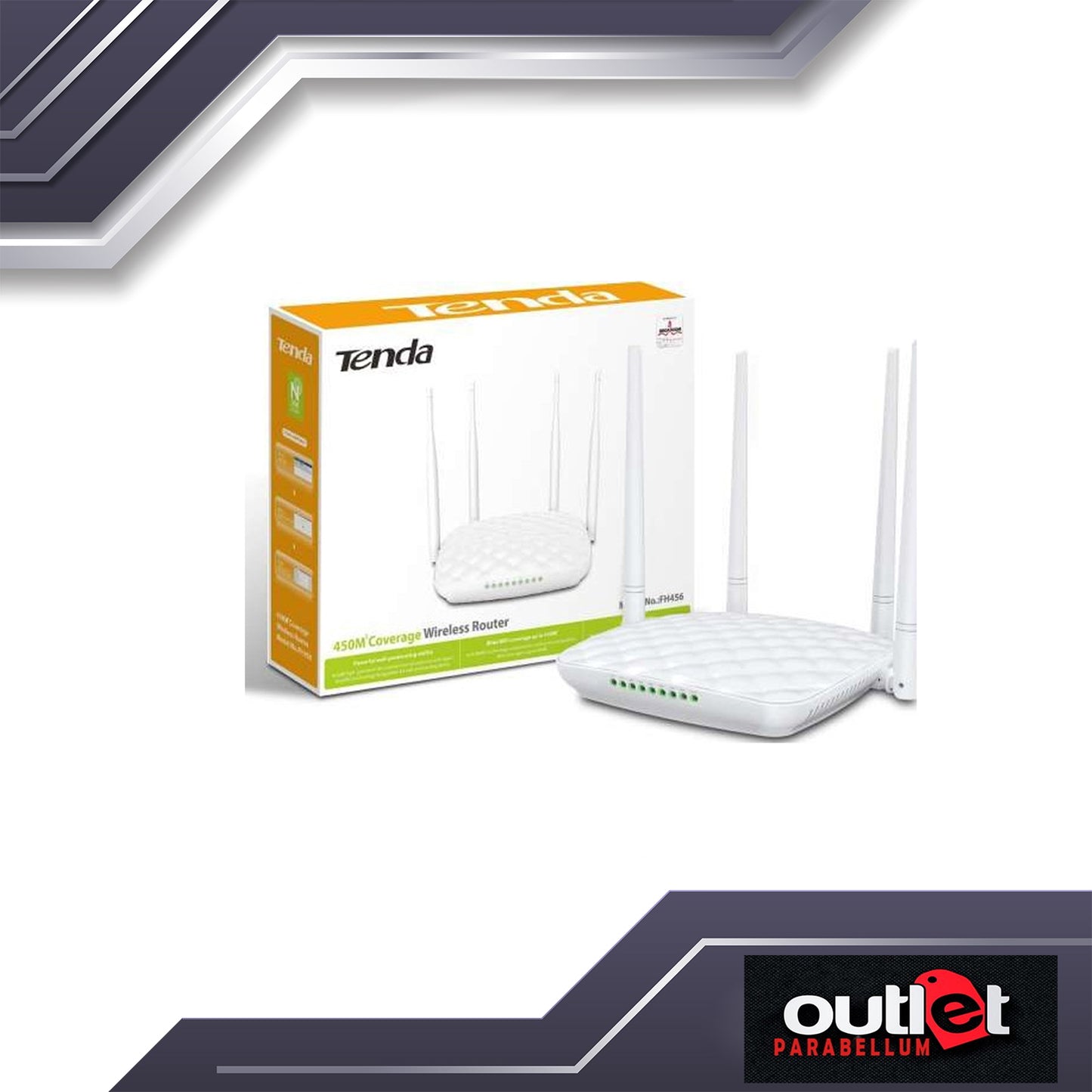 FLASH SALE!!! Tenda FH456 300Mbps Wireless N Smart Router - TD-FH456