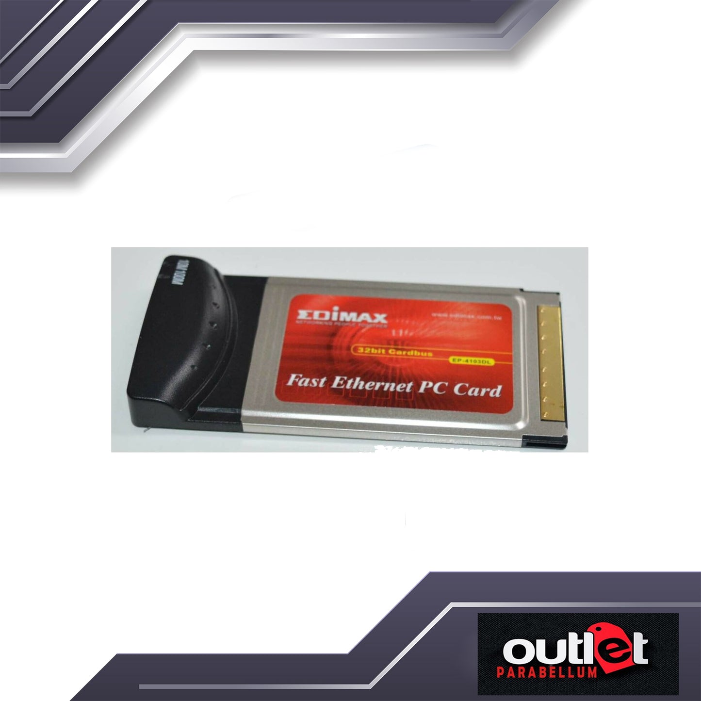 Refurbished EDIMAX EP4103DL Fast Ethernet 10/100Mbps Cardbus Adapter -- No Warranty!!