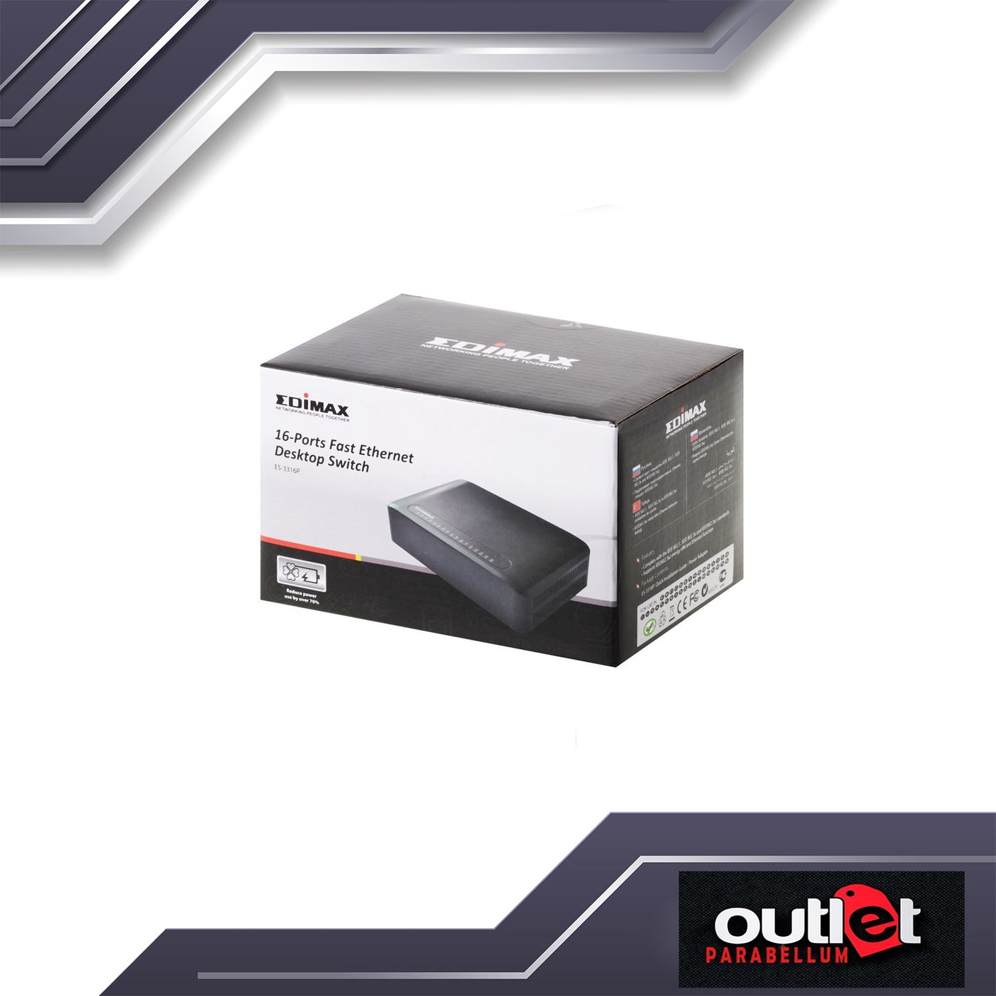 Edimax ES-3316P 16 Port Fast Ethernet Switch