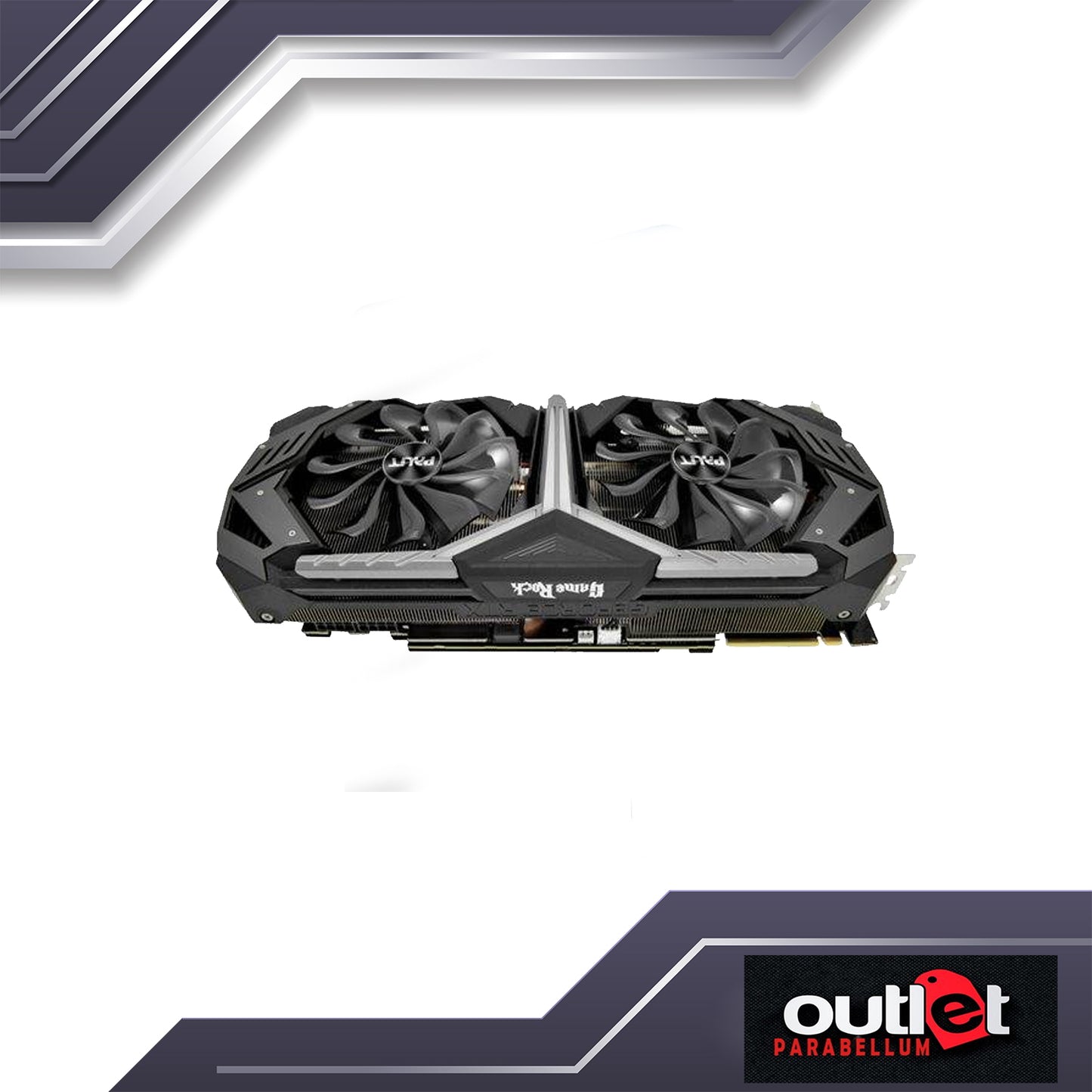 REFURBISHED PALIT NE6207S020P2-1040G PALIT RTX2070 SUPER GAMEROCK 8G GDDR6 256BIT 3-DP,HDMI, USB-C VGA