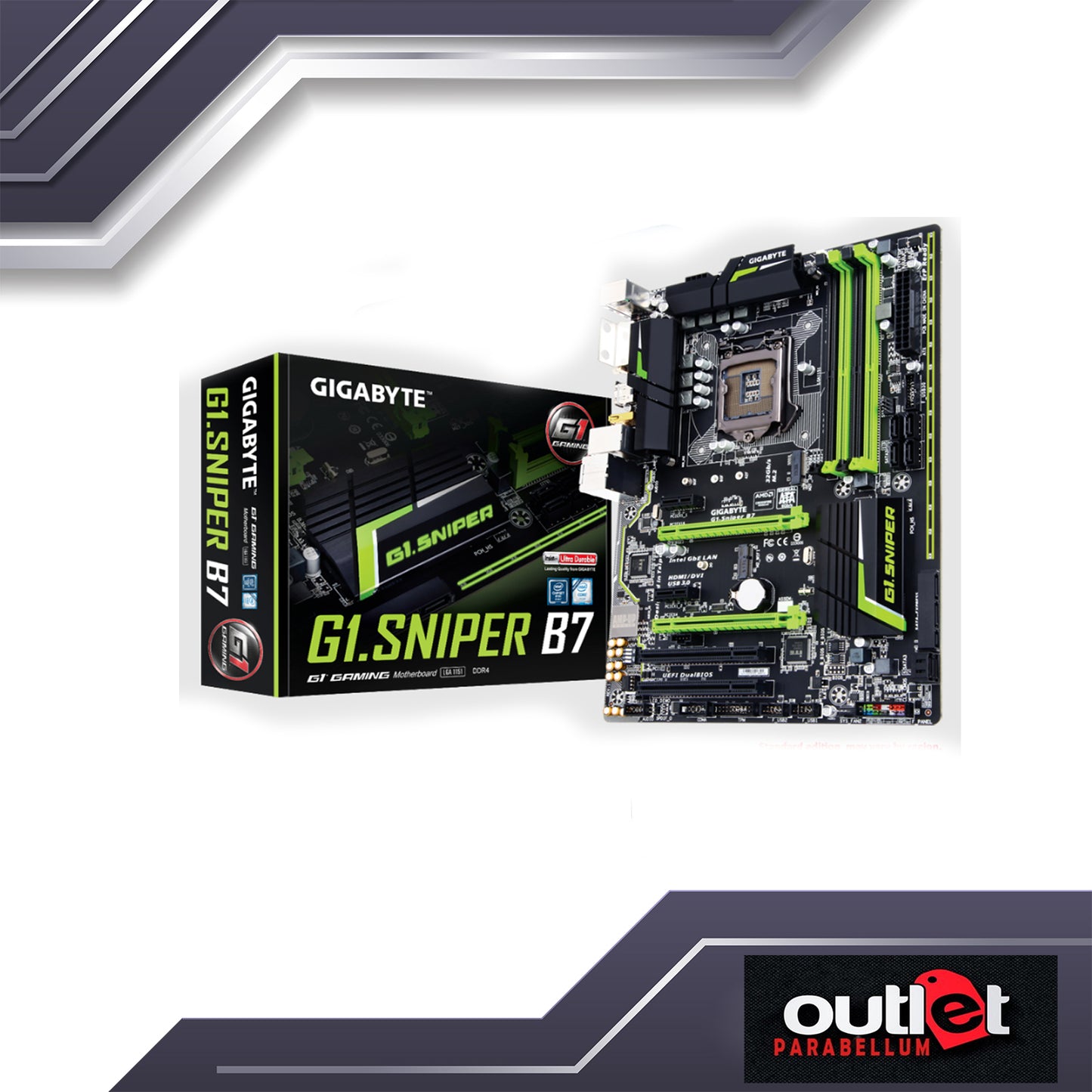 REFURBISHED GIGABYTE G1.Sniper A88X (rev. 3.0) Socket FM2+ supports AMD FM2+/FM2 A-series APU - NO WARRANTY