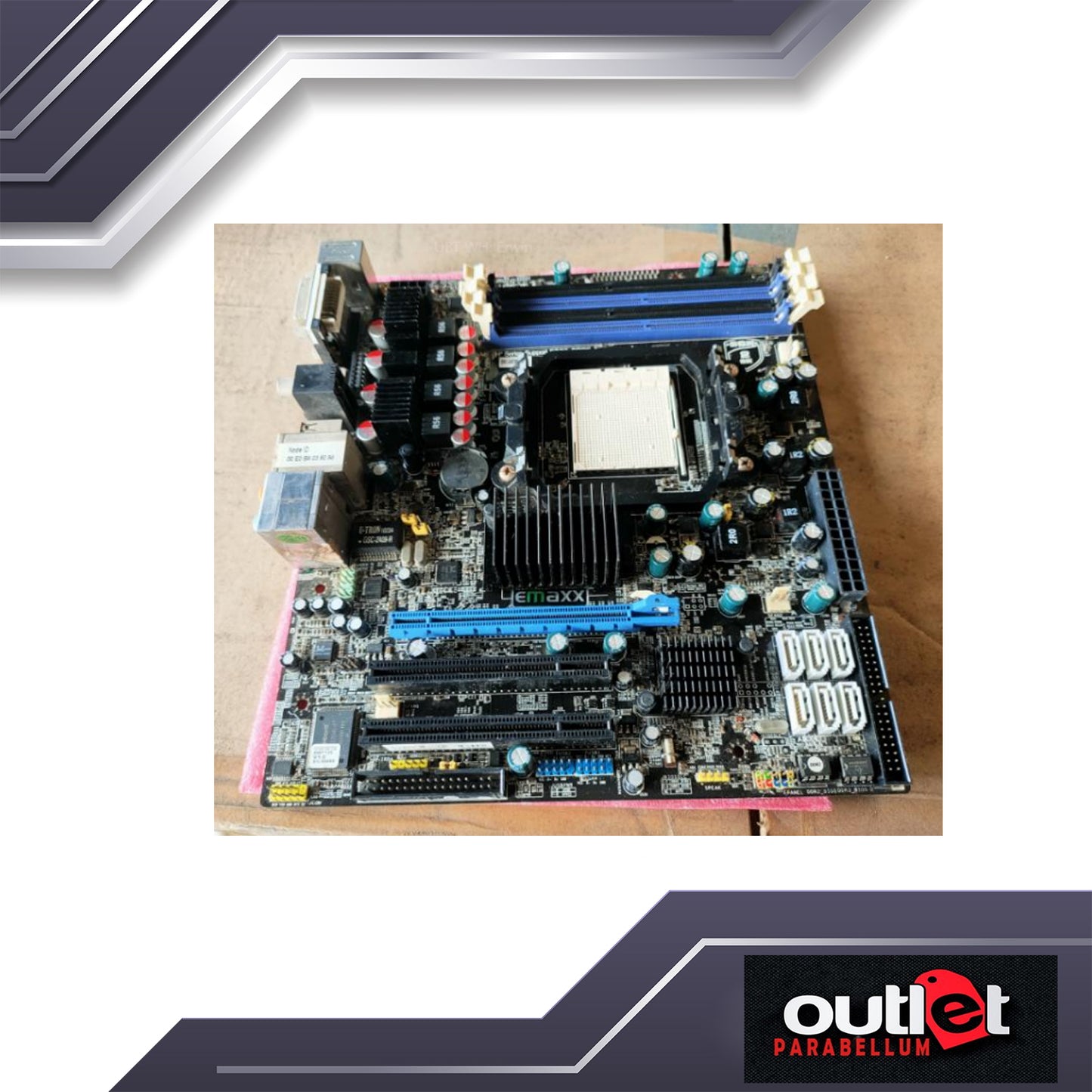 Refurbished EMX-AMD880G-FXN Motherboard - No Warranty