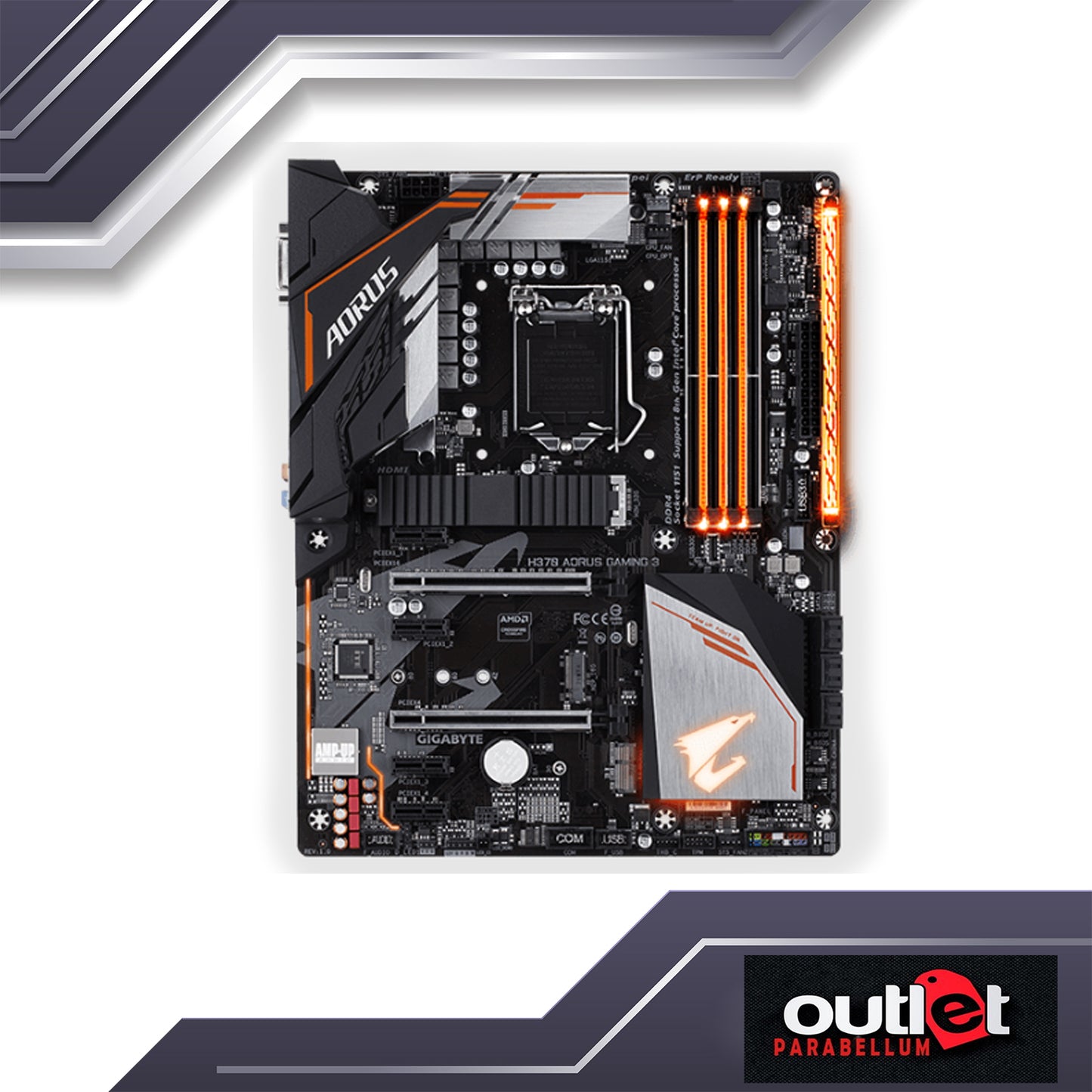 REFURBISHED GA-H370-AORUS-GAMING-3 GIGABYTE H370 S1151 ATX GAMING MOTHERBOARD