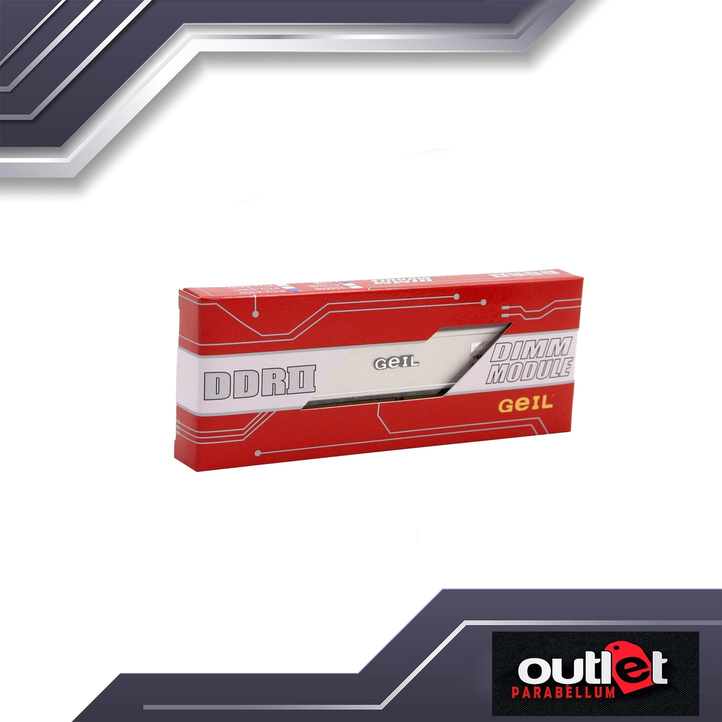 GL-GX22564300X GEIL DDR2-533 256MB W/ RAMSINK