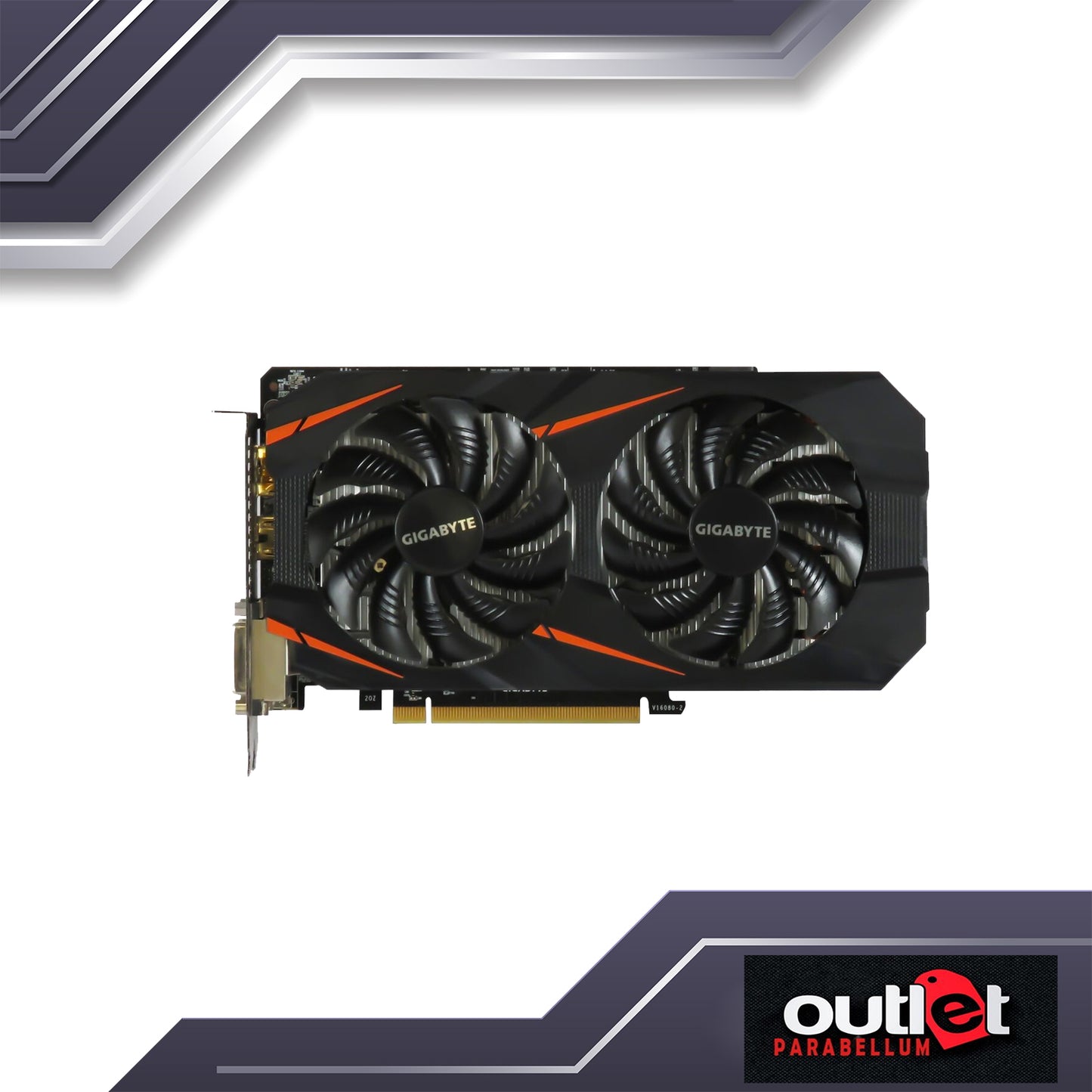 REFURBISHED GIGABYTE GV-N1060WF2OC-6GD GIGABYTE GTX1060 WINDFORCE OC 6GB VGA - NO WARRANTY!!!