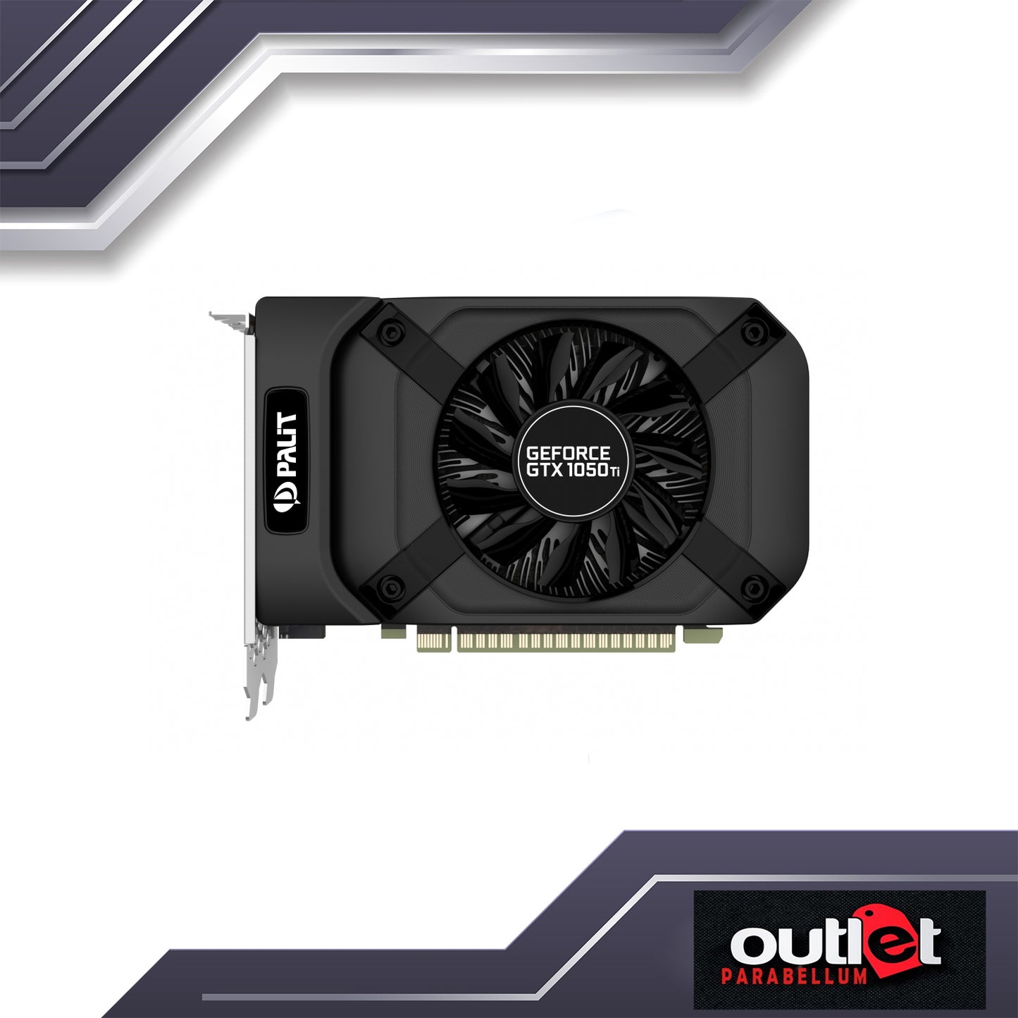 REFURBISHED PALIT NE5105T018G1-1070F GeForce® 1050 Ti StormX PALIT GTX1050TI STORMX 4GB GDDR5 128BIT DVI HDMI DP