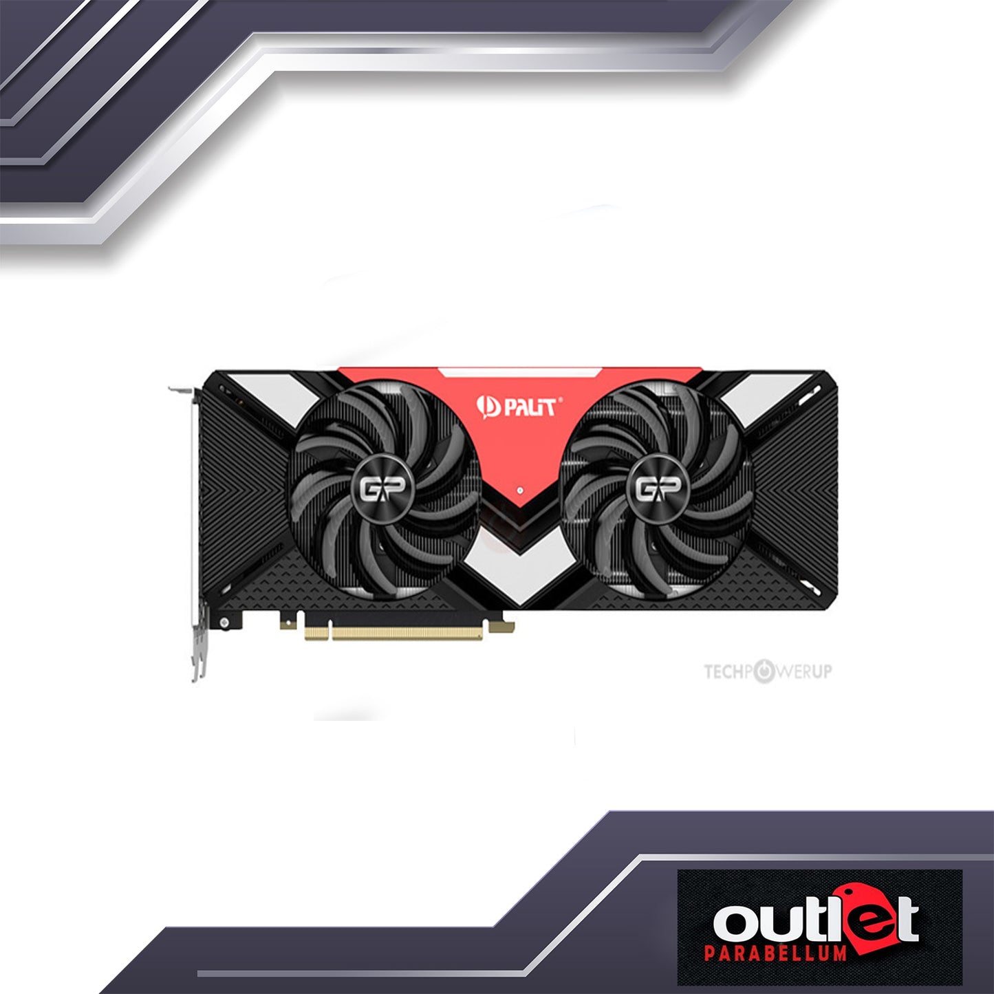 REFURBISHED PALIT NE62080020P2-180A PALIT RTX2080 DUAL 8GB GDDR6 256BIT 3-DP HDMI USB-C VGA CARD