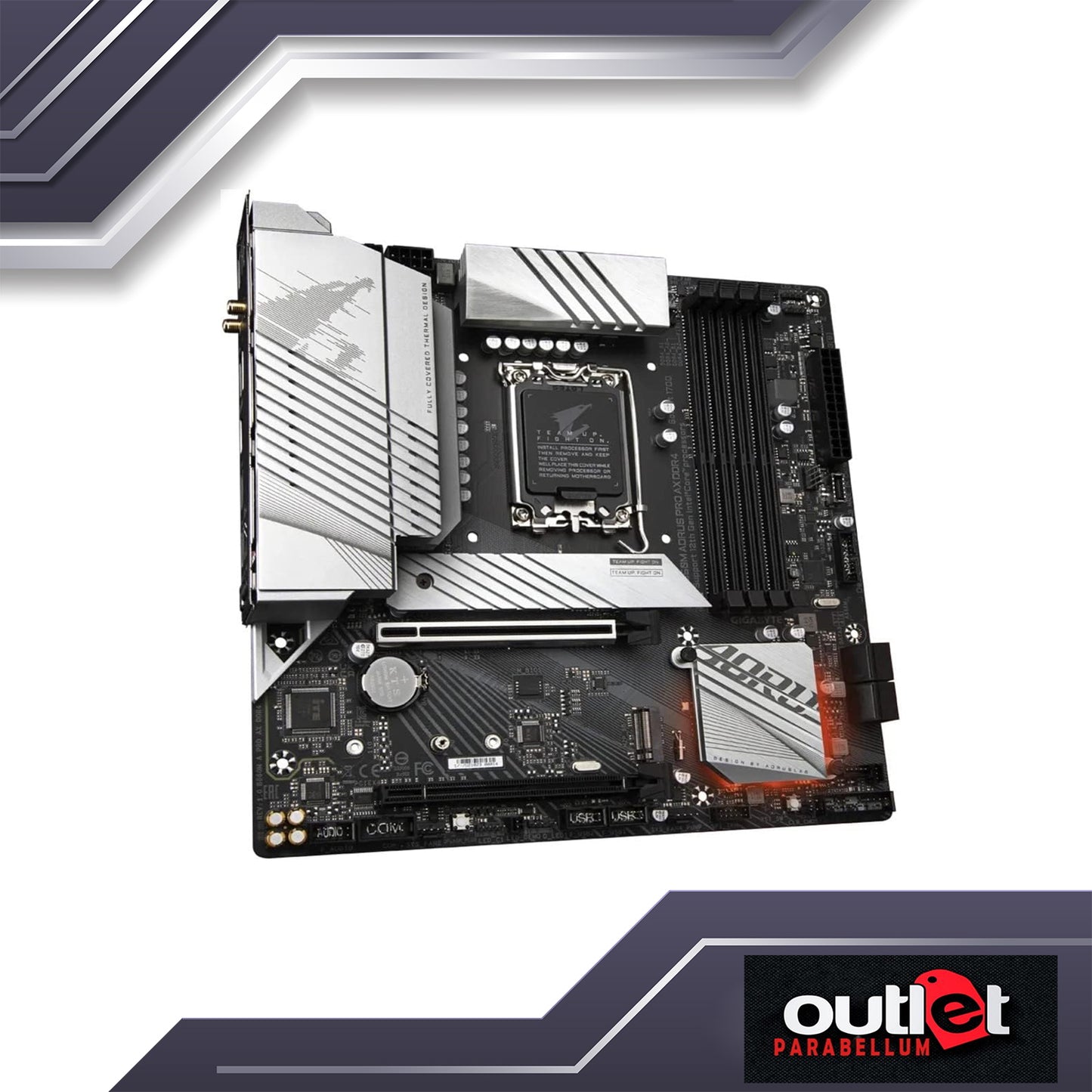 REFURB GA-B660M-A-PRO-AX-DDR4 AORUS INTEL B660 LGA1700 DDR4 12+1+1 DIGITAL VRM, WIFI6 2.5GbE LAN MATX Motherboard