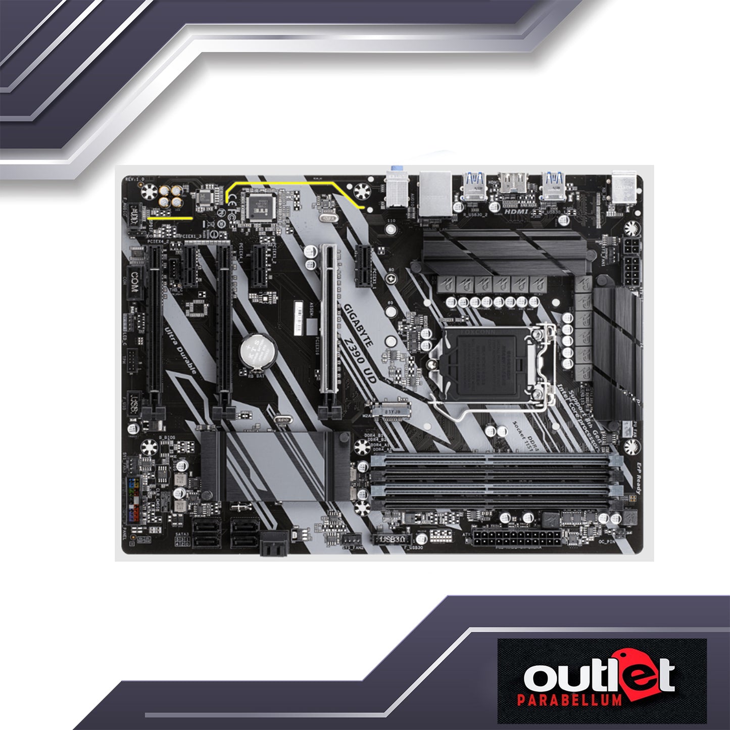 REFURBISHED GA-Z390-UD GIGABYTE INTEL Z390 S1151 ATX MOTHERBOARD