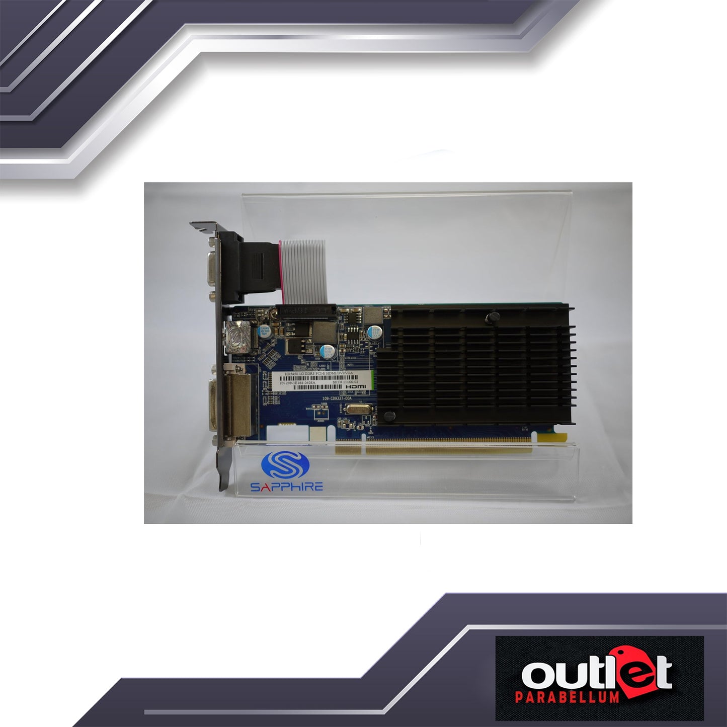 REFURBISHED Sapphire SPR-HD5450-1G6-D3 AMD Fanless HD5450 1GB GDDR3 PCI-E HDMI