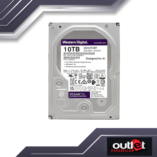 Western Digital 10TB WD Purple Surveillance Internal Hard Drive - WD101PURP 10TB