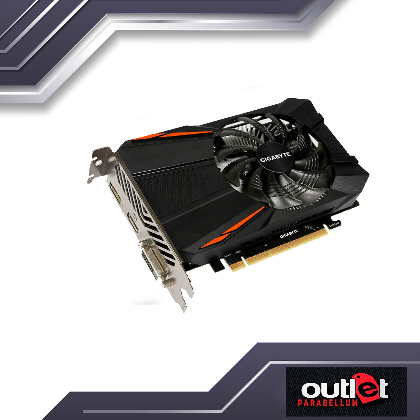 REFURBISHED GIGABYTE GV-N1050D5-2GD GIGABYTE GTX1050 2G GDDR5 VGA