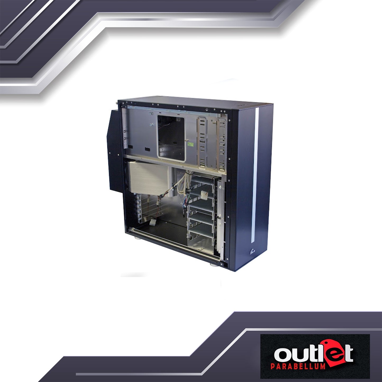 LIAN LI PC-S80 Black Aluminum ATX Mid Tower Computer Case