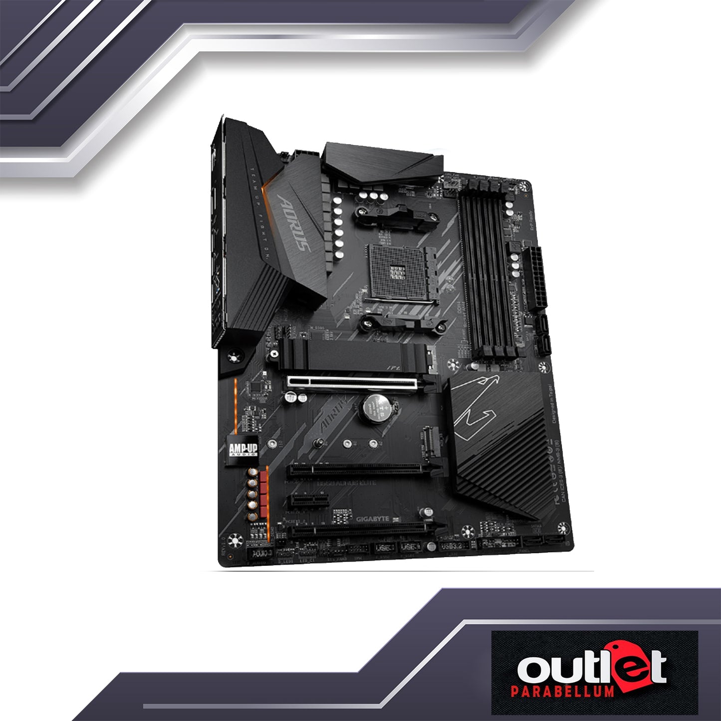 REFURBISHED GIGABYTE GA-B550-AORUS-ELITE AORUS AMD B550 12+2 PHASE VRM,2.5GBE LAN,RGB FUSION ATX GAMING MB