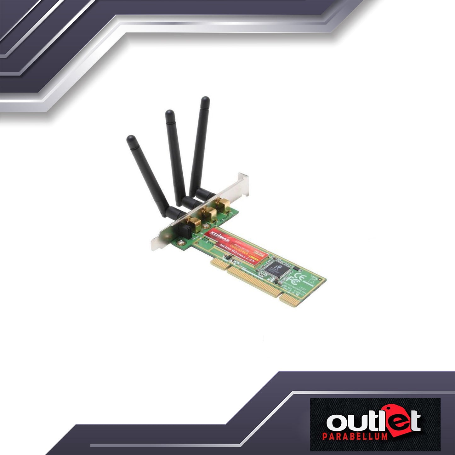 FLASH SALE!!! Edimax ED-EW-7628IG MIMO Wireless LAN PCI Card IEEE 802.11g/b with MIMO