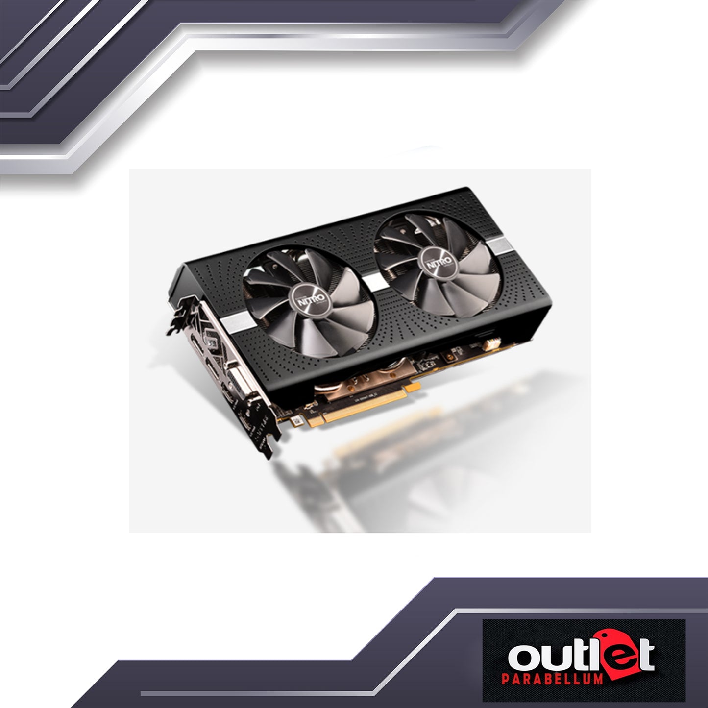 REFURBISHED Sapphire SPR-11265-32-20G PULSE RADEON RX580 4G GDDR5 DUAL HDMI/DVI-D/DUAL DP OC