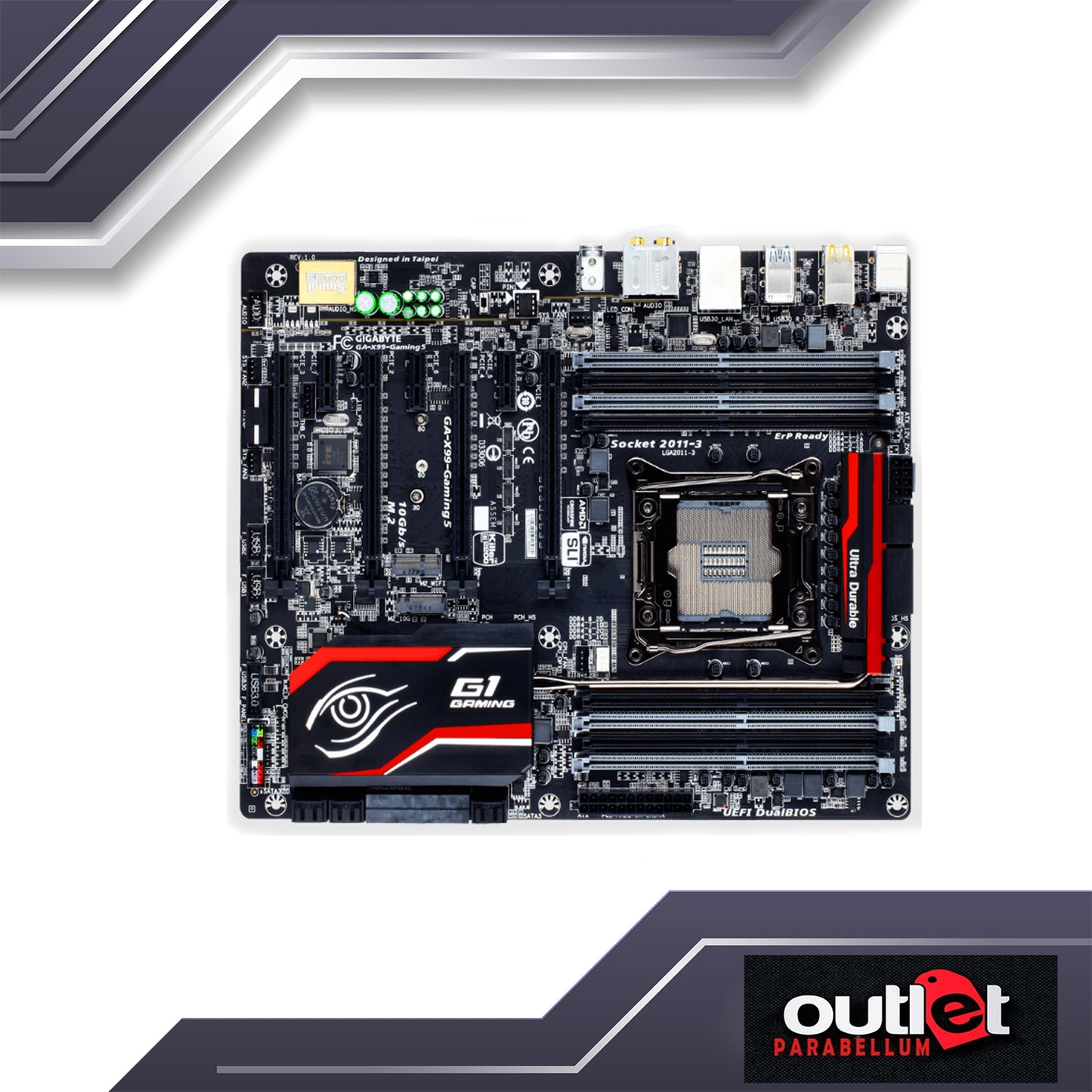 REFURBISHED GA-X99-GAMING-5 GIGABYTE INTEL X99 LGA2011-V3 ATX Motherboard