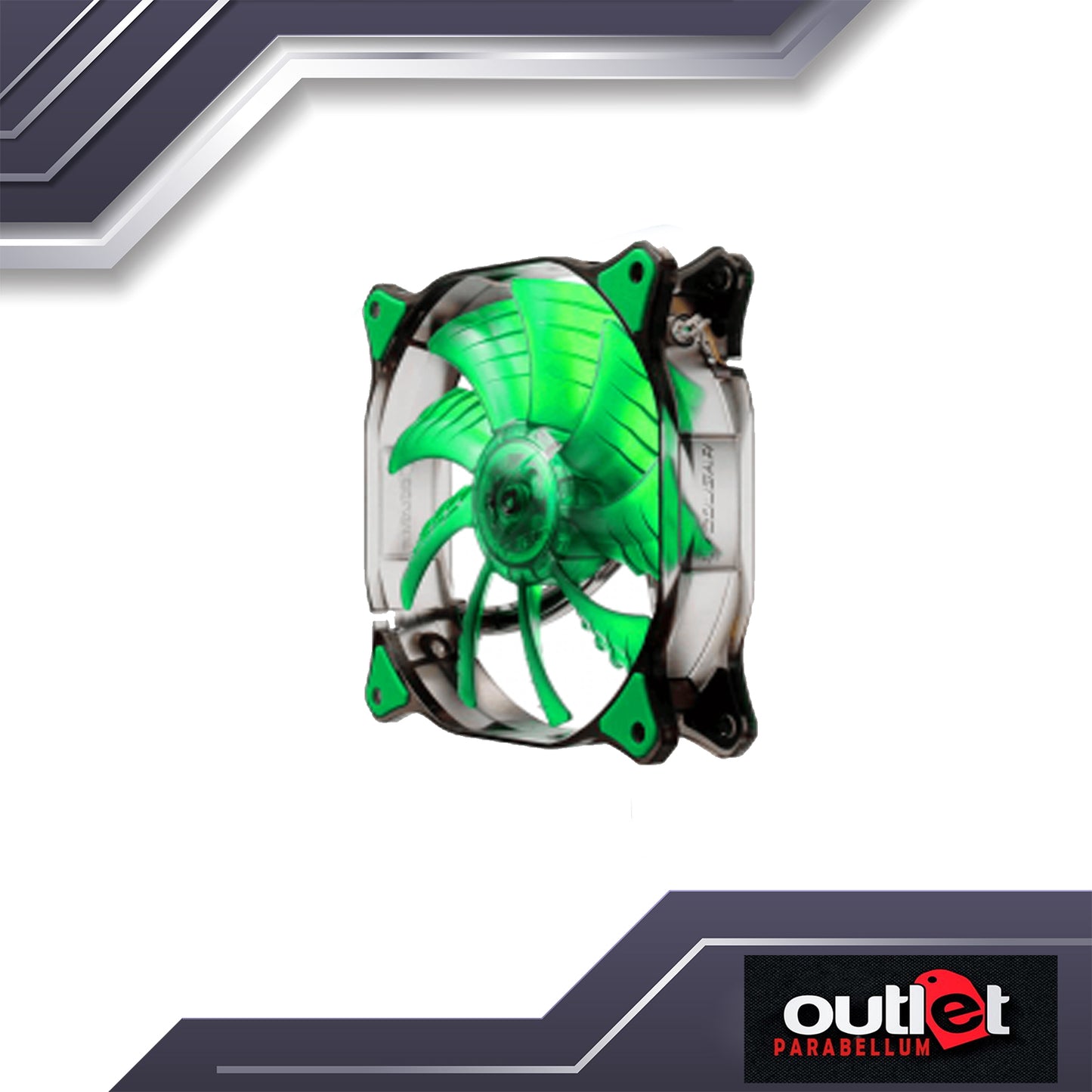 New COUGAR DUAL-X 140 HB 14CM FAN Green (CGR-CF-D14HB-G) - No Warranty!!