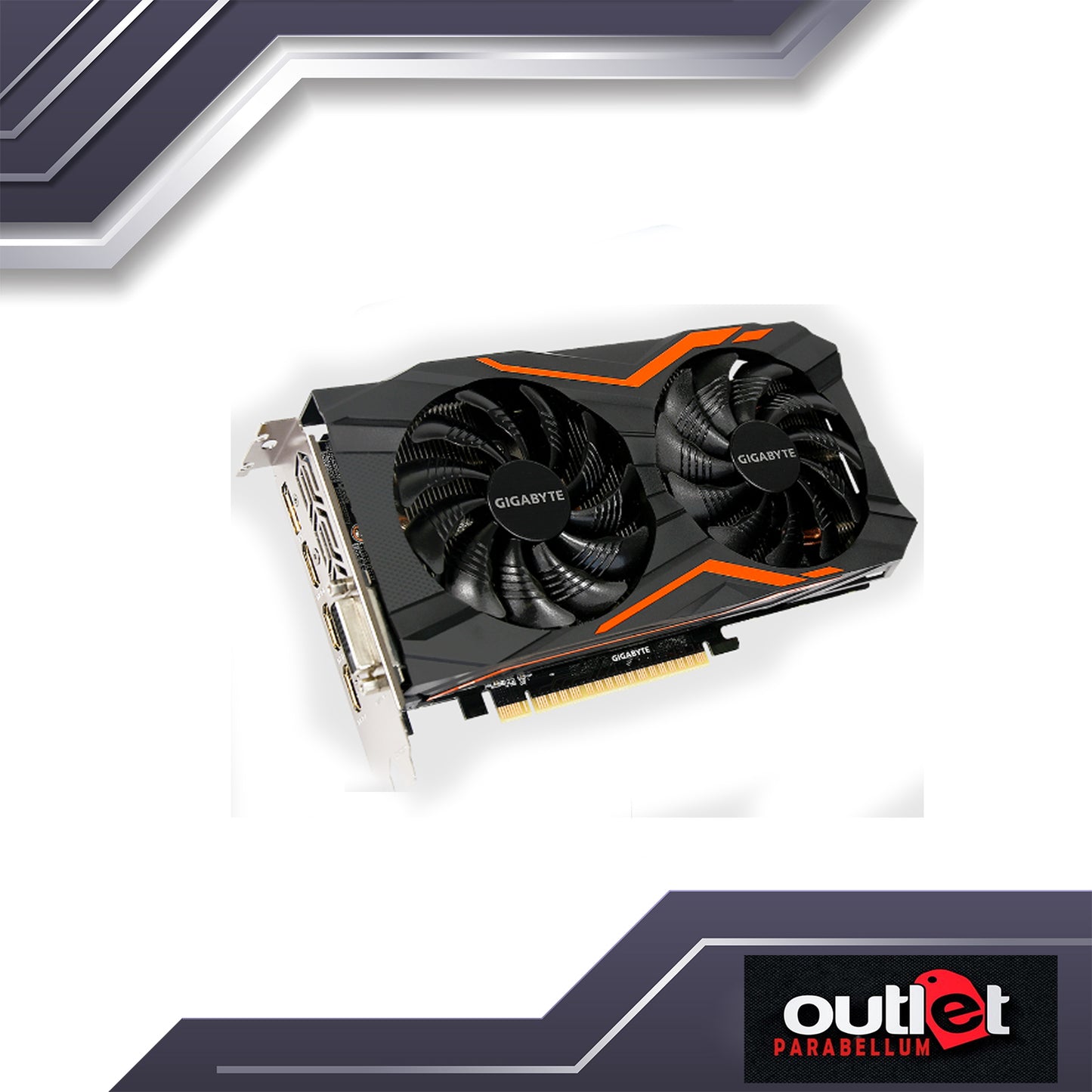 REFURBISHED GIGABYTE GV-N1050G1-GAMING-2GD GIGABYTE GTX1050 G1 GAMING 2GB GDDR5 VGA CARD