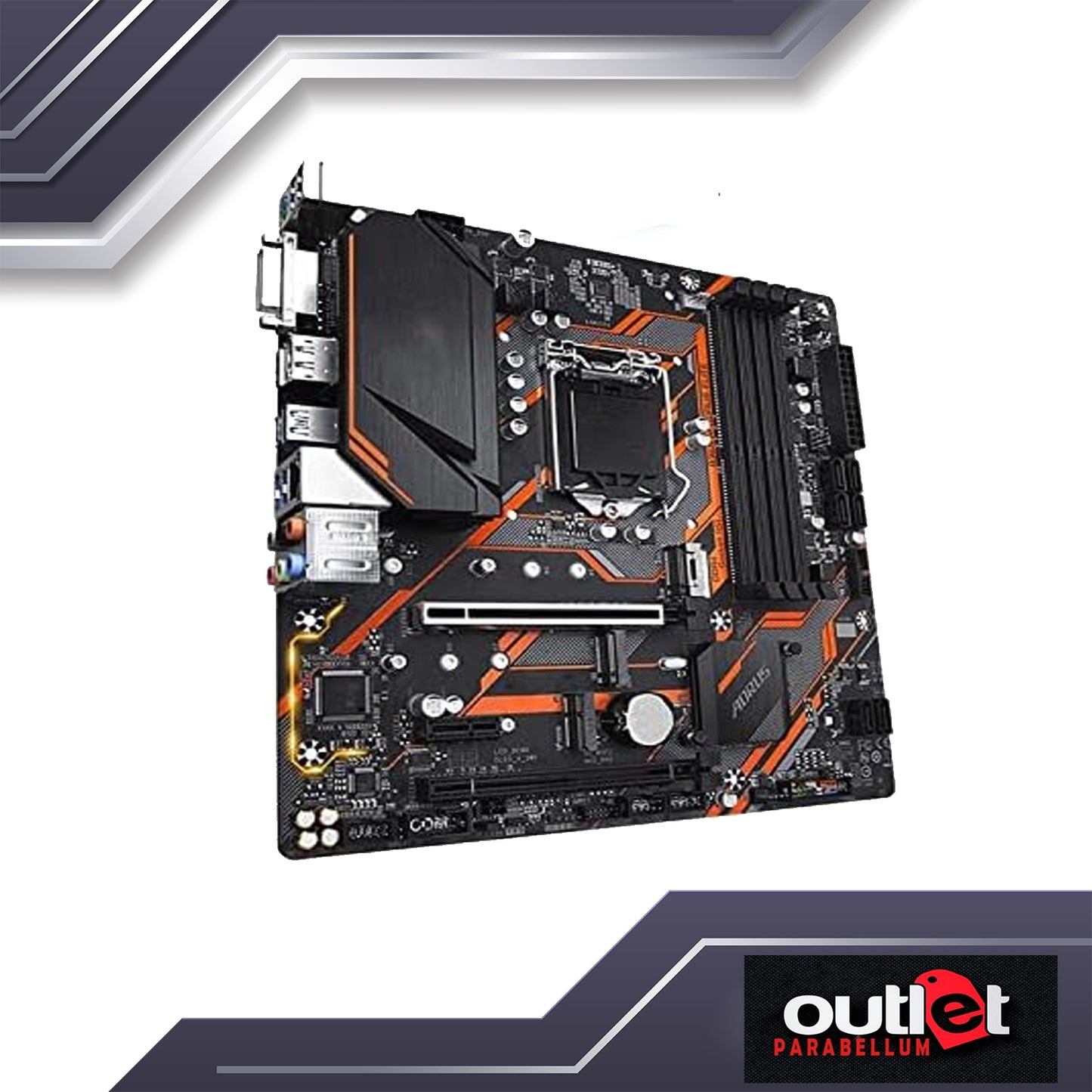 REFURBISHED GIGABYTE GA-B365-M-AORUS-ELITE AORUS INTEL B365 S1151 GAMING MOTHERBOARD