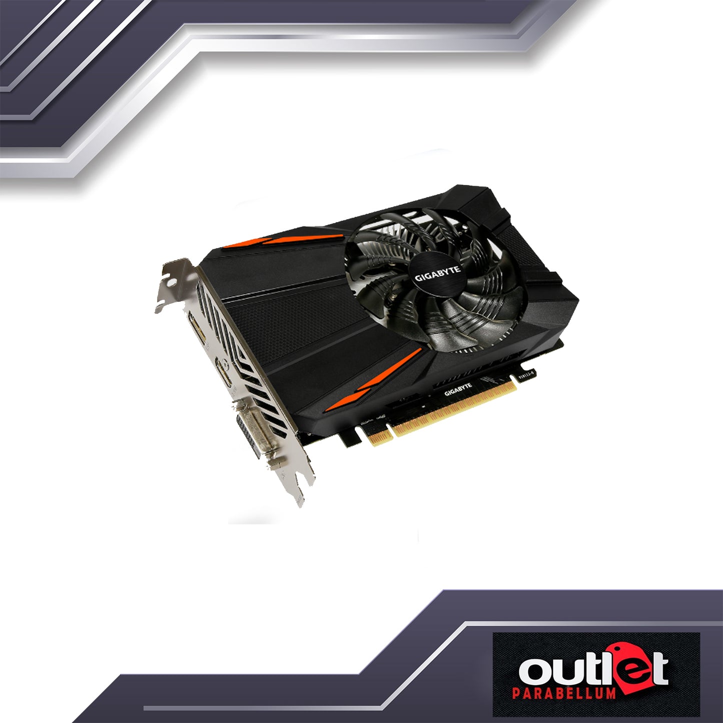REFURBISHED GIGABYTE GV-N105TD5-4GD GIGABYTE GTX1050TI 4GB GDDR5 VGA