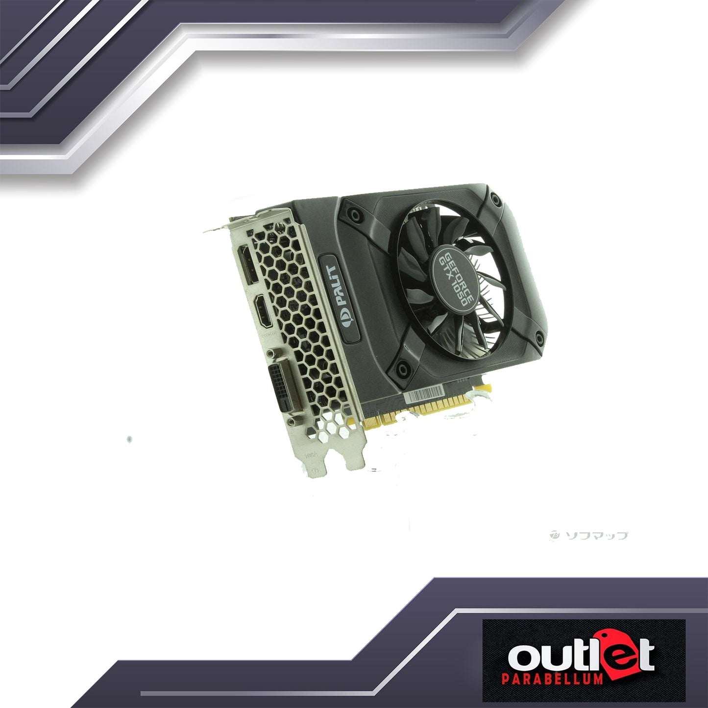 REFURBISHED PALIT NE5105001841-1070F GeForce® 1050 StormX PALIT GTX1050 STORMX 2GB GDDR5 128BIT DVI HDMI DP