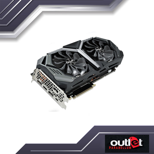 REFURBISHED PALIT NE6207S020P2-1040G PALIT RTX2070 SUPER GAMEROCK 8G GDDR6 256BIT 3-DP,HDMI, USB-C VGA