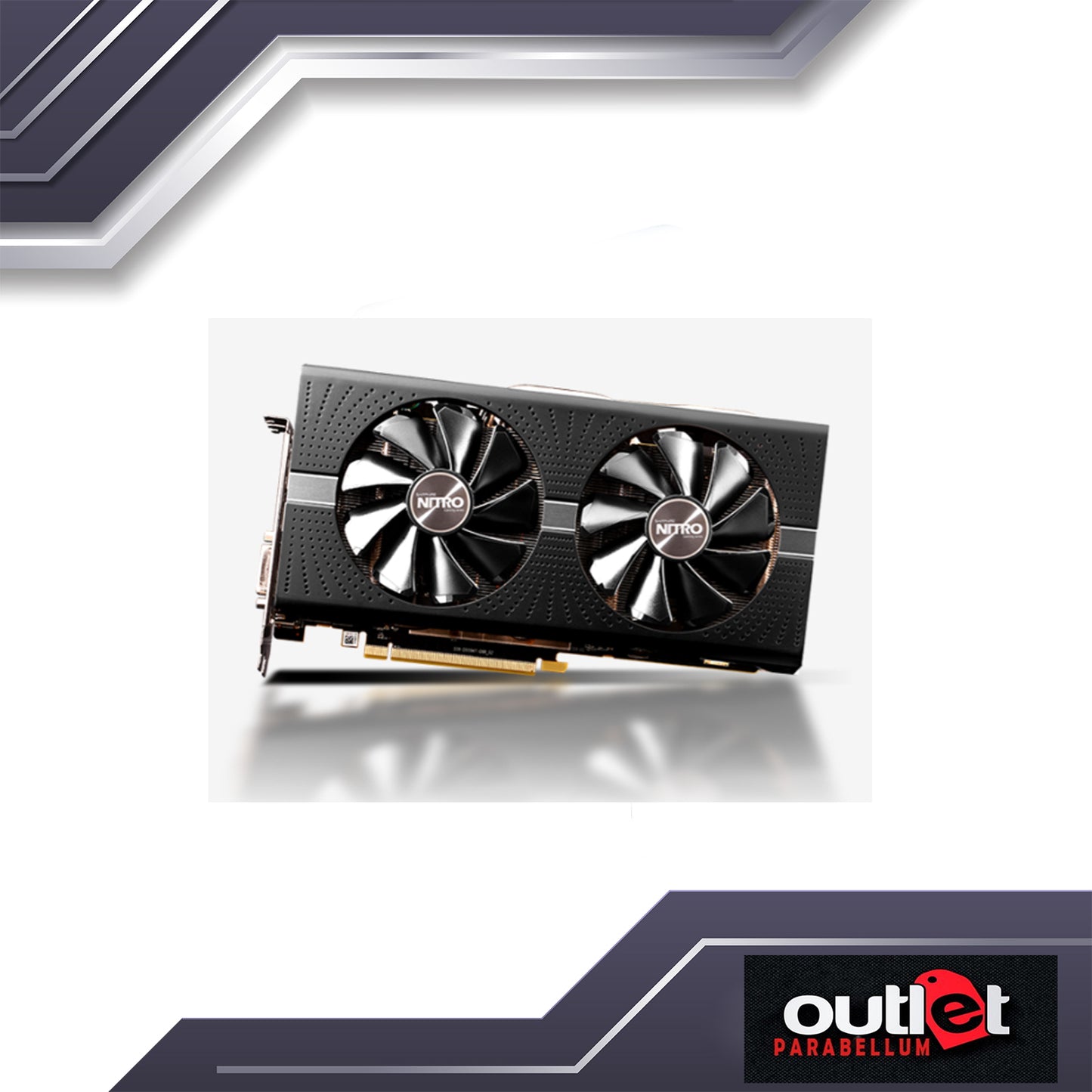 REFURBISHED Sapphire SPR-11266-09-20G Radeon Nitro+ Rx 570 8GB GDDR5 Dual HDMI/ DVI-D/ Dual DP