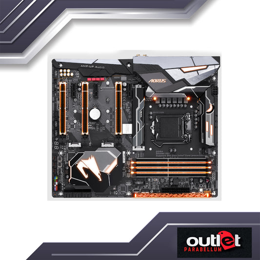 REFURBISHED GA-Z370-AORUS-GAMING-7 GIGABTYE INTEL Z370 S1151 DDR4 ATX MB W/ RGB FUSION,DUAL LAN,ESS SABRE DAC