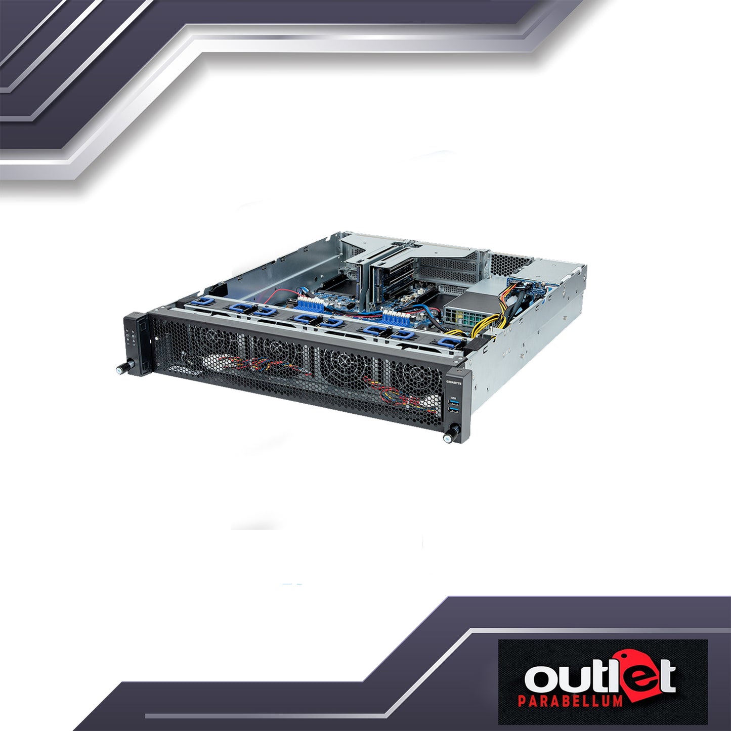 REFURBISHED GS-R220-X31 GIGABYTE INTEL C232 MX31-BS0MB + 2U FOR INTEL XEON E3-1200V5 BAREBONE