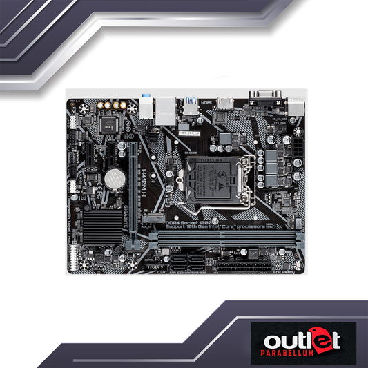 REFURBISHED GIGABYTE GA-H410M-H INTEL H410 LGA1200 DSUB/HDMI MATX MOTHERBOARD