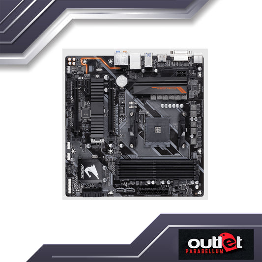 REFURBISHED GIGABYTE GA-B450-AORUS-M AMD B450 AM4 DDR4 MATX GAMING MOTHERBOARD