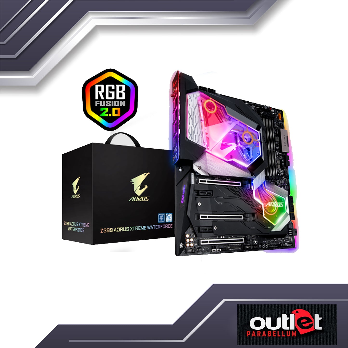REFURBISHED GA-Z390-AORUS-XTREME-WATERFORCE GIGABTYE AORUS Z390 XTREME WATERFORCE MOTHERBOARD