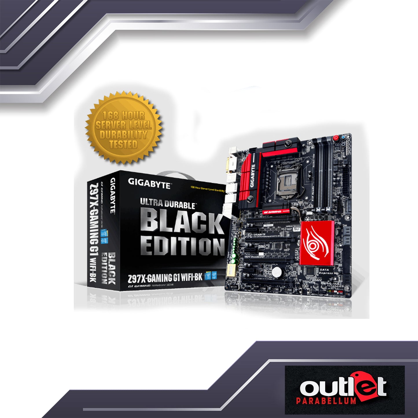 REFURBISHED GIGABYTE GA-Z97X-GM.G1 WIFI-BK GIGABYTE INTEL Z97 GAMING G1 WIFI BLK ED MOTHERBOARD