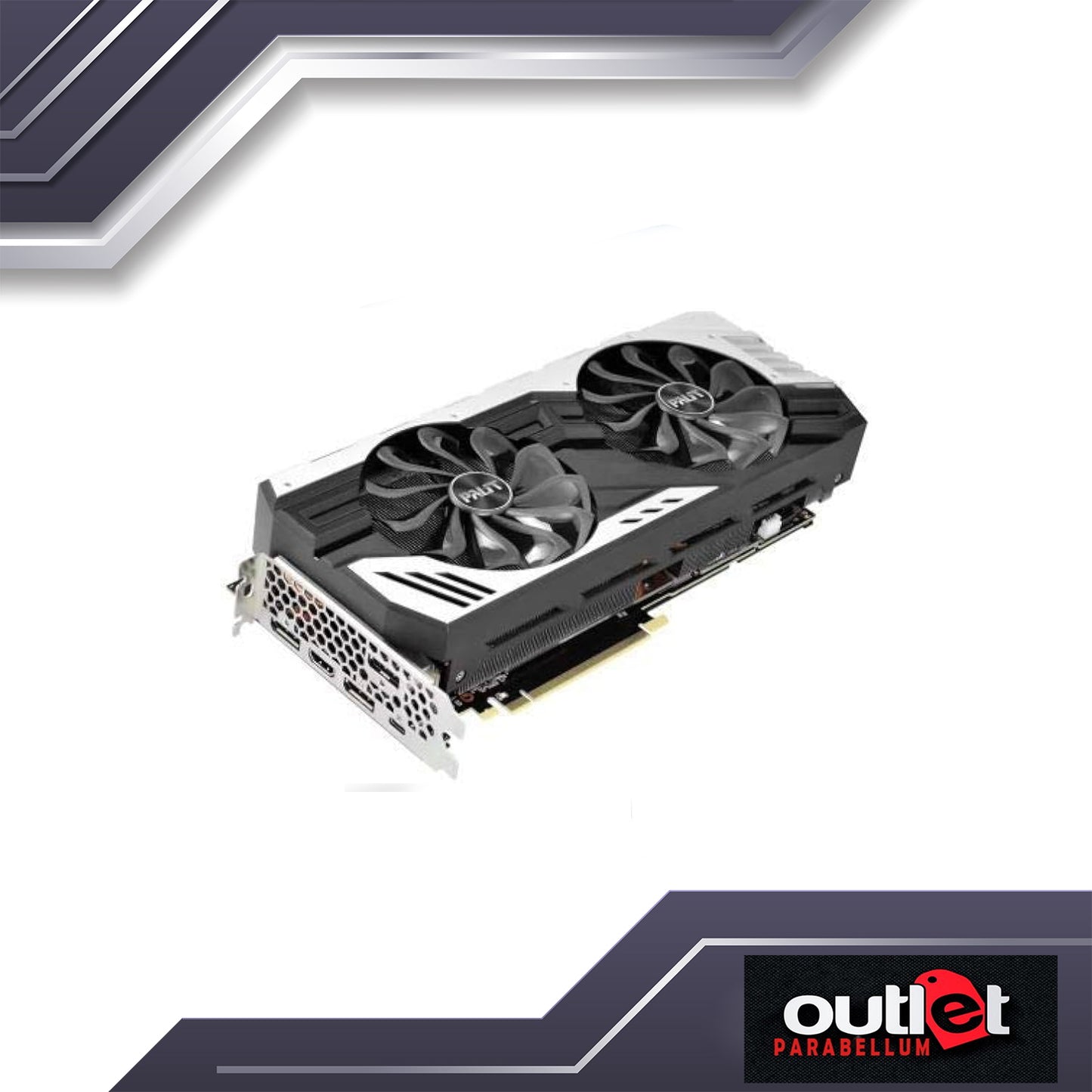REFURBISHED PALIT NE62070020P2-1061J PALIT RTX2070 JETSTREAM 8GB GDDR6 256BIT 3-DP,HDMI,USB-C