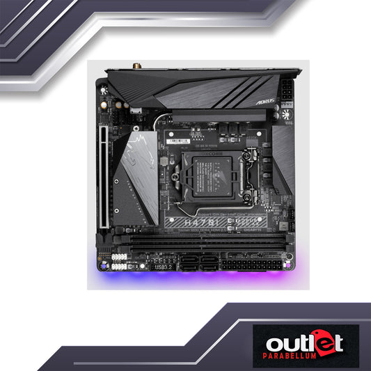 REFURBISHED GA-H470I-AORUS-PRO-AX AORUS INTEL H470 LGA1200 WIFI6, 2.5GBE LAN ITX GAMING Motherboard