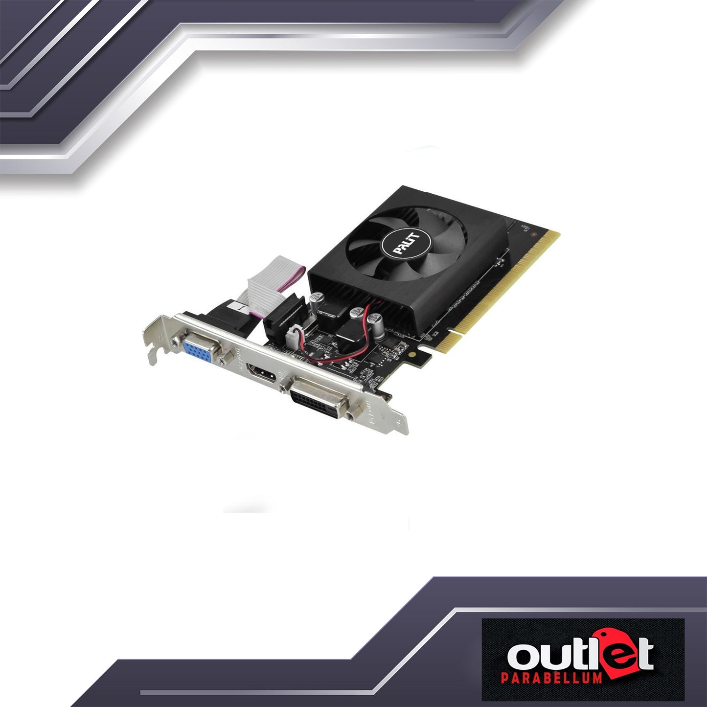 REFURBISHED PALIT NEAT7100HD06-2080F PALIT GT710 1G DDR3 VGA W DSUB+DVI+HDMI