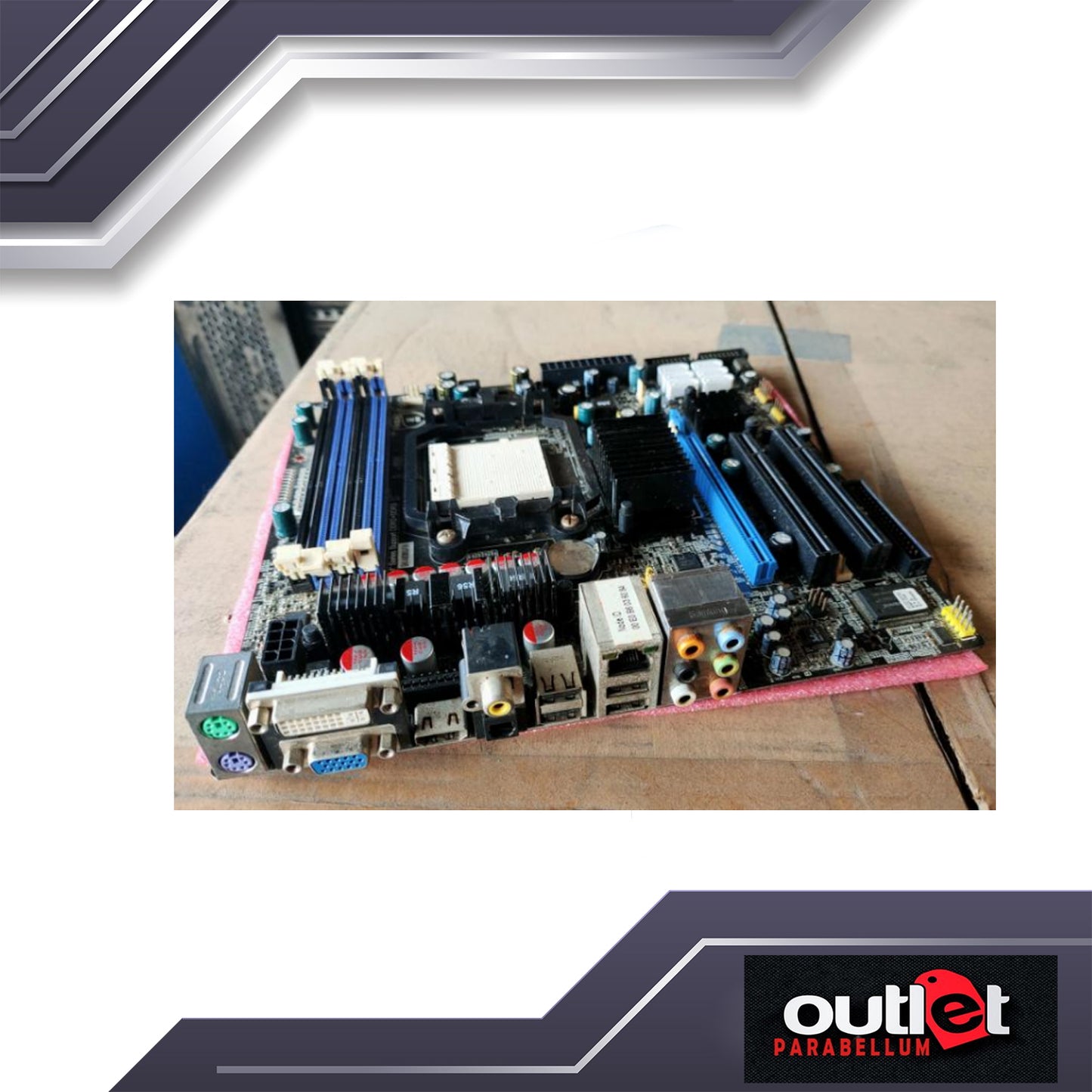 Refurbished EMX-AMD880G-FXN Motherboard - No Warranty