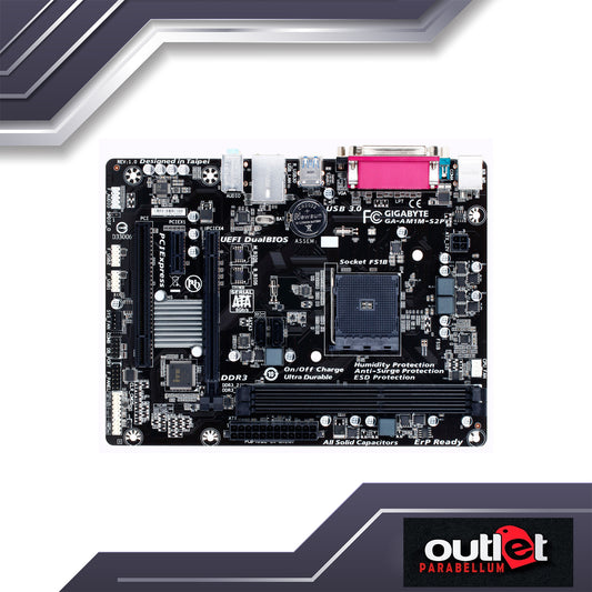 REFURBISHED GA-AM1M-S2P GIGABYTE AMD FS1b AM1 MOTHERBOARD