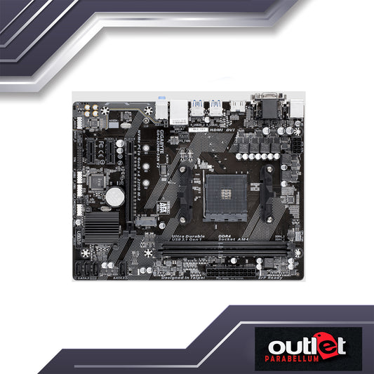 REFURBISHED GIGABYTE GA-A320M-S2H-V2 AMD B350 AM4 DDR4 M.2 HDMI/DVI/VGA MATX MOTHERBOARD