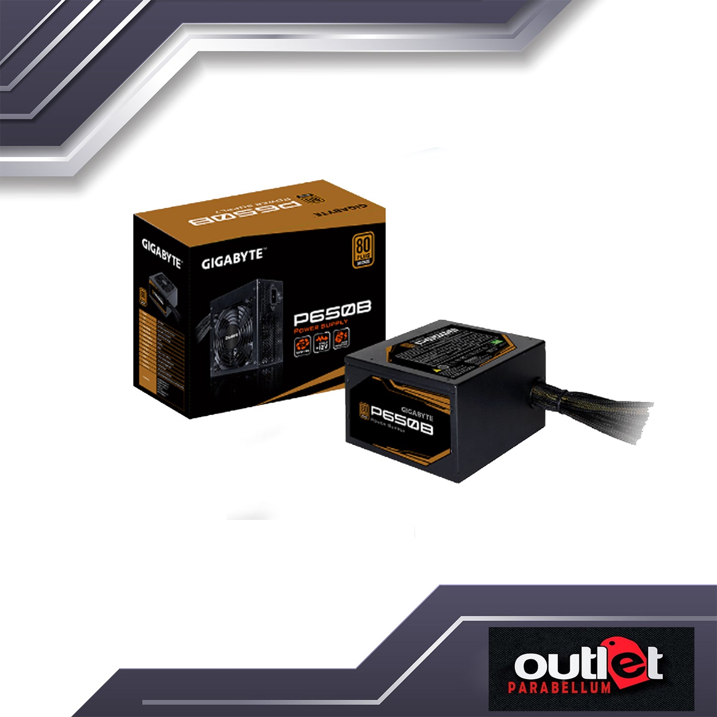 REFURBISHED GIGABYTE GP-P650B GIGABYTE P650B 650W 80 PLUS BRONZE PSU