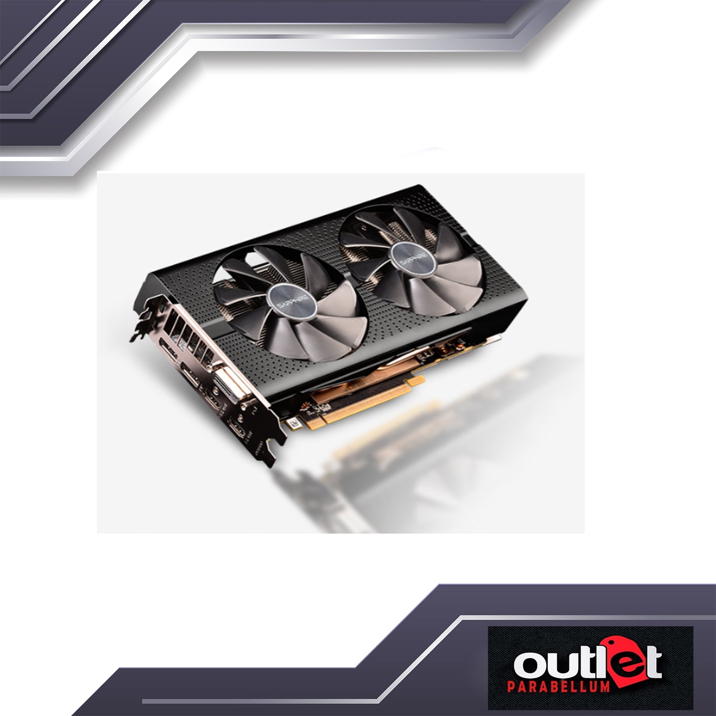 REFURBISHED Sapphire SPR-11265-05-20G PULSE RADEON RX580 8GB GDDR5 DUAL HDMI/DVI-D/DUAL DP OC W/ BP