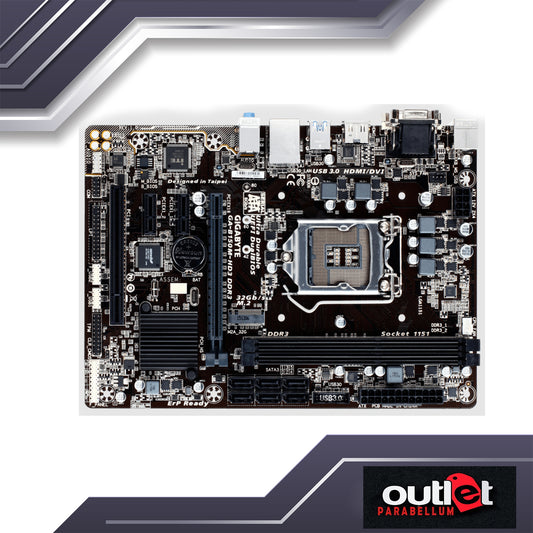 REFURBISHED GA-B150M-HD3-DDR3 GIGABYTE INTEL B150 S1151 DDR3 MATX Motherboard