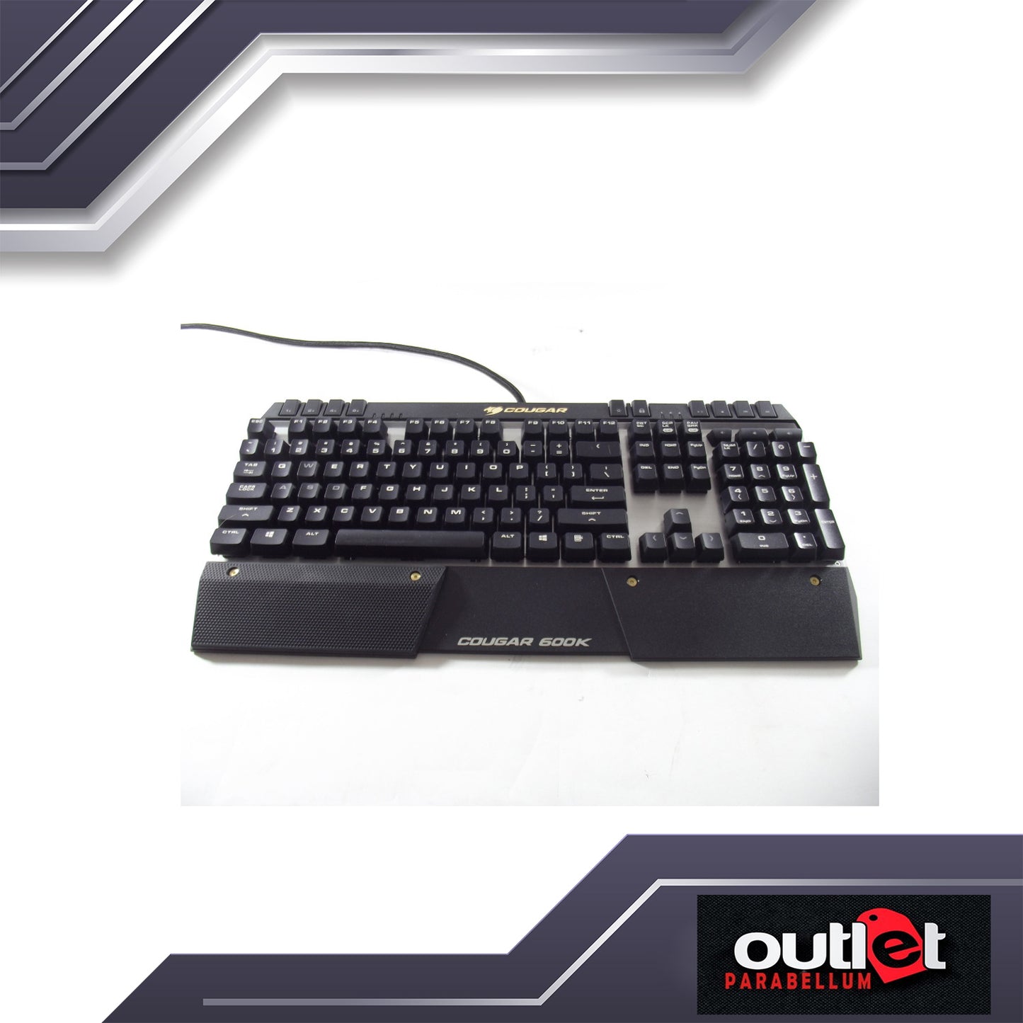 Cougar 600K Mechanical Gaming Keyboard, Cherry MX Blue Switches