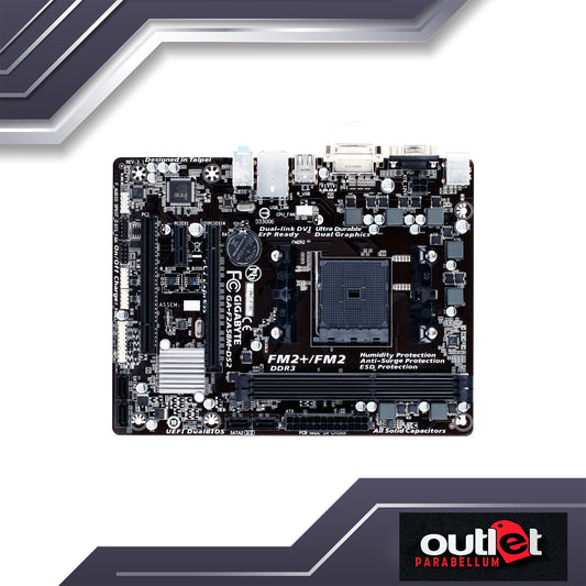 Refurbish Gigabyte GA-F2A58M-DS2 GIGABYTE AMD A58 FM2+ DDR3 MATX MB -- No Warranty!!!