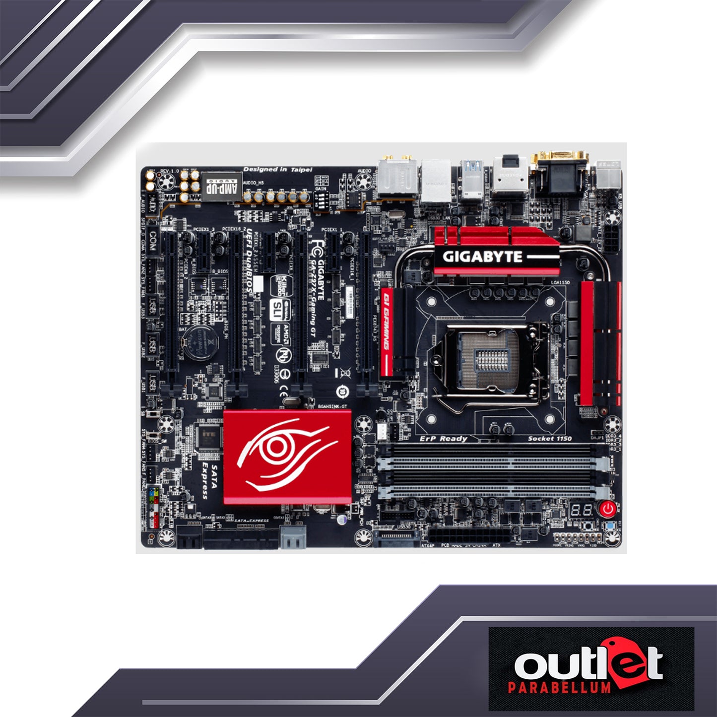 REFURBISHED GIGABYTE GA-Z97X-GAMING-GT GIGABYTE INTEL Z97,S1150 GAMING MB MOTHERBOARD