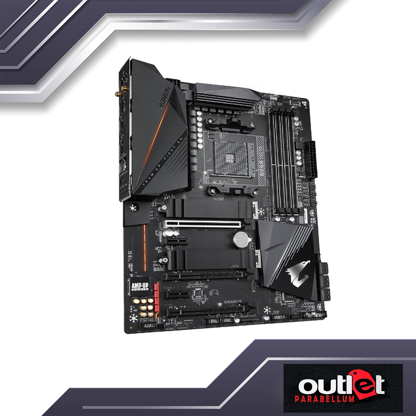 REFURBISHED GIGABYTE GA-B550-AORUS-PRO-AC AORUS AMD B550 12+2 PHASE VRM,2.5GBE LAN,WIFI, RGB FUSION ATX GAMING MB