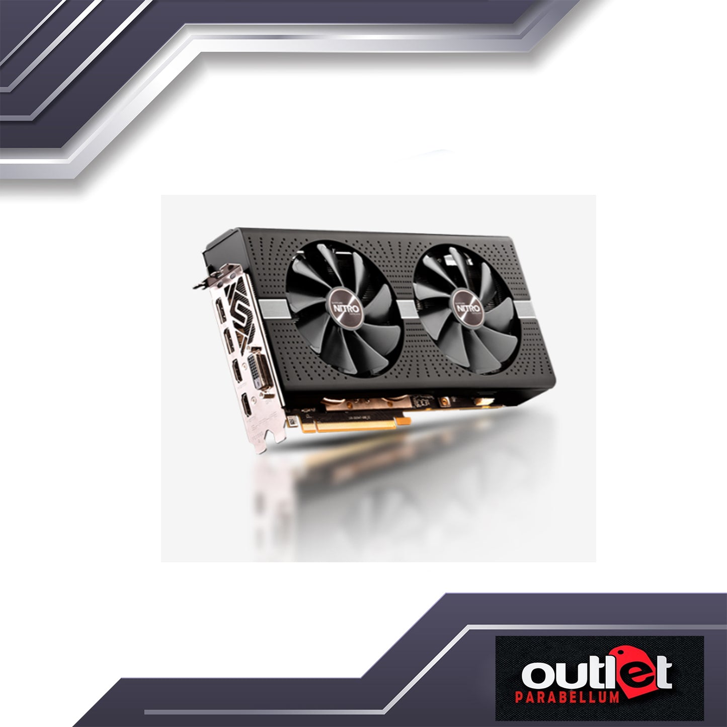 REFURBISHED Sapphire SPR-11265-32-20G PULSE RADEON RX580 4G GDDR5 DUAL HDMI/DVI-D/DUAL DP OC