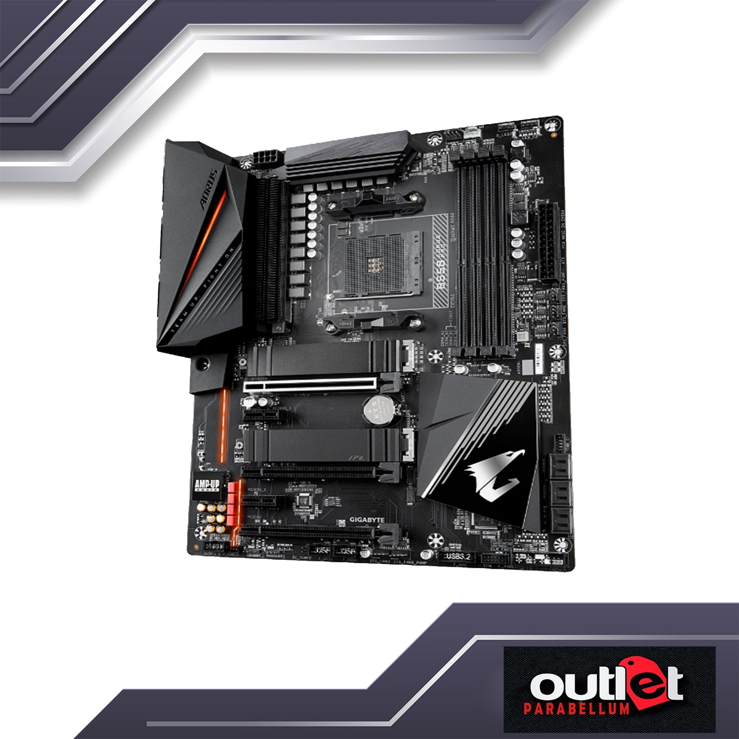 REFURBISHED GIGABYTE GA-B550-AORUS-PRO AORUS AMD B550 12 PHASE VRM 2.5GBE LAN,RGB FUSION ATX GAMING