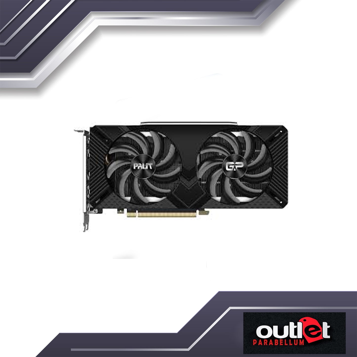 REFURBISHED PALIT NE6206S018P2-1160A-1 PALIT RTX2060 SUPER DUAL 8GB GDDR6 256BIT DVI HDMI DP - NO RGB